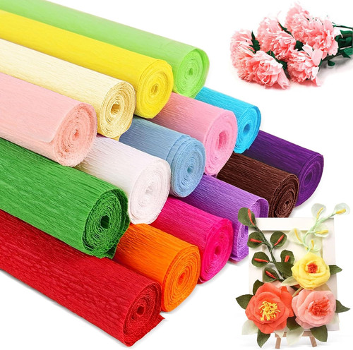 Colors packing crepe paper - 15,