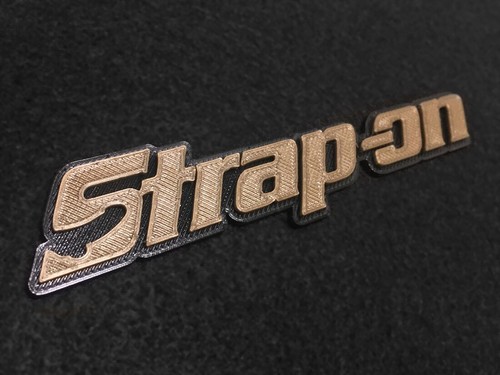 Strap badge logo toolbox - on,