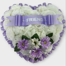 Artificial funeral flowers - funeral,