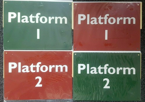 Retro railways metal sign - retro,