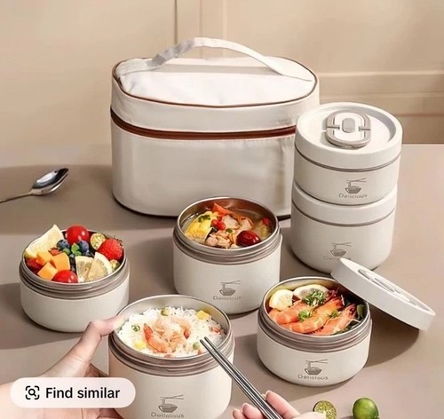 Stainless steel lunch box - lunch, with
