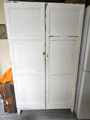 Wooden freestanding wardrobe - freestanding,