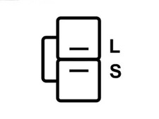 Alternator with belt pulley