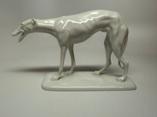 Augarten Wien Austria Art Deco Porcelain Greyhound Whippet Dog Figure 1606