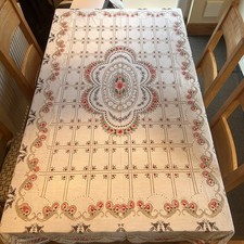 Vintage Floral Tablecloth