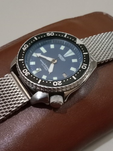 Seiko diver 7002 700j blue - seiko,