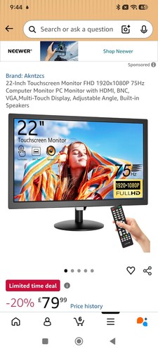 Inch touchscreen monitor - touchscreen,