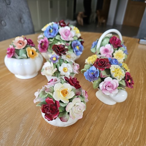 Aynsley floral ornaments - aynsley,