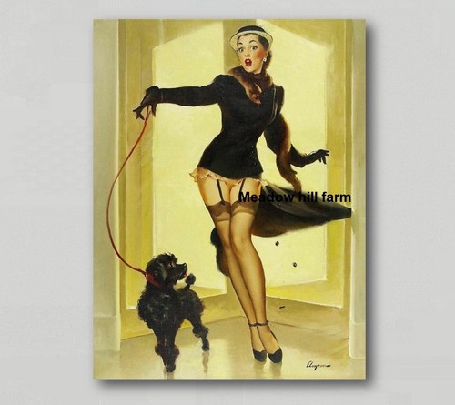 Fridge magnet pin girl - up,