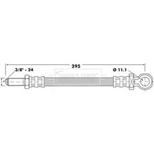 Brake Hose For Austin-Healey