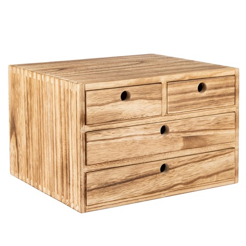 Wooden four drawer - , storage