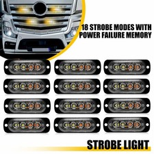 12pcs Truck Beacon Lamp 4 LED
