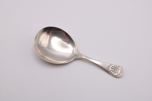 Silver caddy spoon birmingham - caddy,