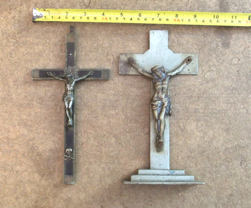 Antique metal religious - metal,