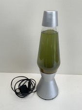 Mathmos Astro Lava Lamp Vintage Silver Green & Orange Tested Fully Working