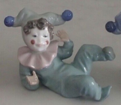 Nao lladro porcelain jester - lladro,