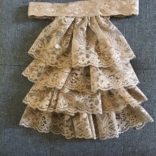Jabot cravat in beige