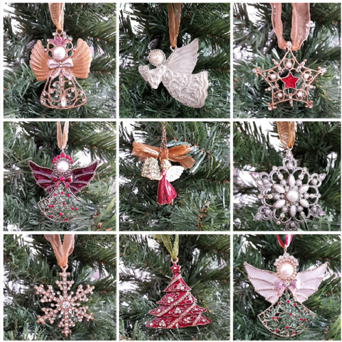 Vintage style christmas tree - vintage,