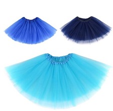 Blue TUTU SKIRT Adult Kids