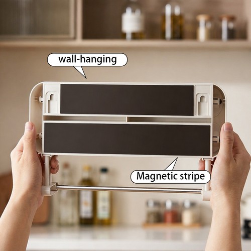 Kitchen roll holder - 3-in-1,