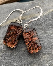 Sterling Silver Dichroic Glass