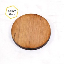 Laser cut 33mm Circle shapes Plywood Round embellishments craft wood blanks