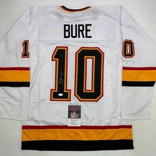 Autographed/Signed Pavel Bure Vancouver White Hockey Jersey JSA COA