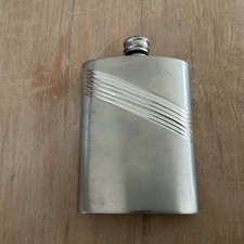 Sheffield Plain Pewter 6oz Hip