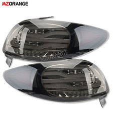 Smoked LED Tail Lights for Peugeot 206 206CC 2004-2008 Rear Lights with Dynamic 