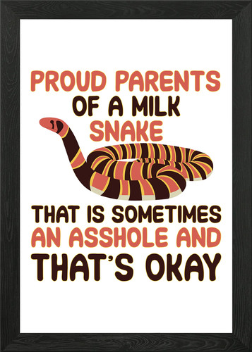 Parents milk snake framed - of,