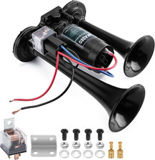 150DB Air Horn 12V, Super Loud Car Horn with Compressor, Air Horns