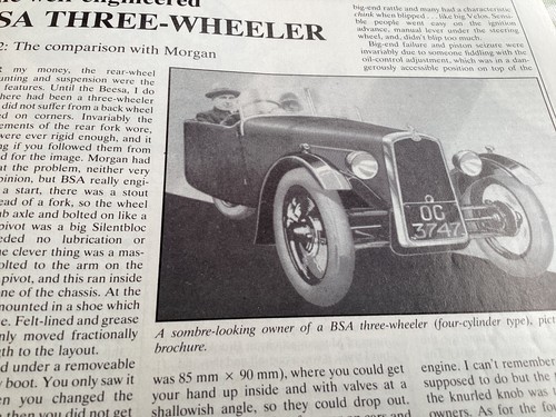 Bsa three wheeler - bsa,