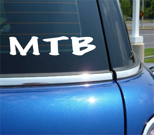 Mtb decal sticker mountain - mtb,