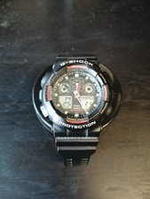 Casio G-Shock GA-100 Black/Red