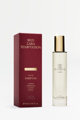 Zara red temptation winter eau - zara,
