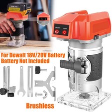 Cordless Electric Hand Trimmer Router Laminate For Dewalt 18V Battery w/ Tools