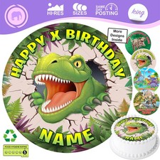 Dinosaur Cake Topper T Rex