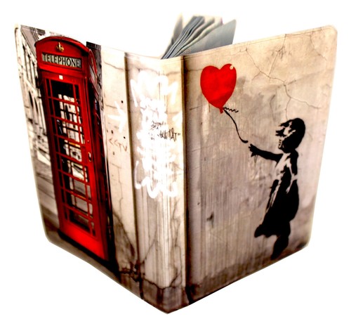 Balloon girl passport cover - balloon,