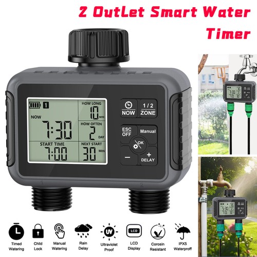 Smart water timer - water, 2outlet