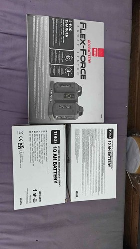 Toro battery 0ah and - 2x,
