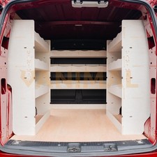 Ford Connect SWB 2024+ Double Rear + Full-Width Bulkhead Van Racking