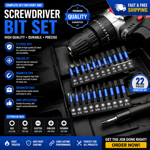 10pc torx star security bit - security,