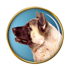 Akita Dog Lapel Pin Badge