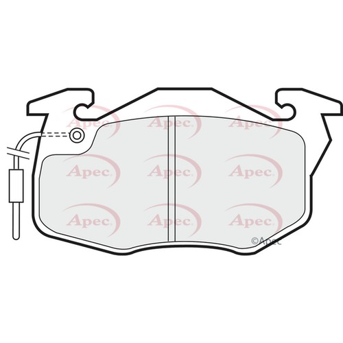 Brake pads set for - set,