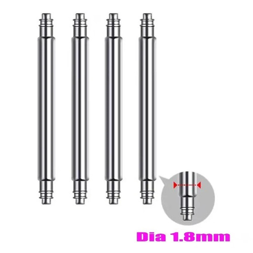 10x spring bars pins watch - 10x,