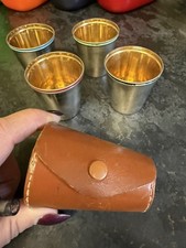 Vintage Stirrup Cups Gilded