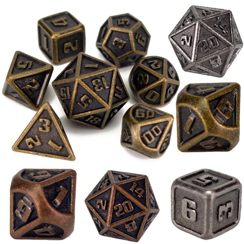 Metal dice set mini select - mini, (select