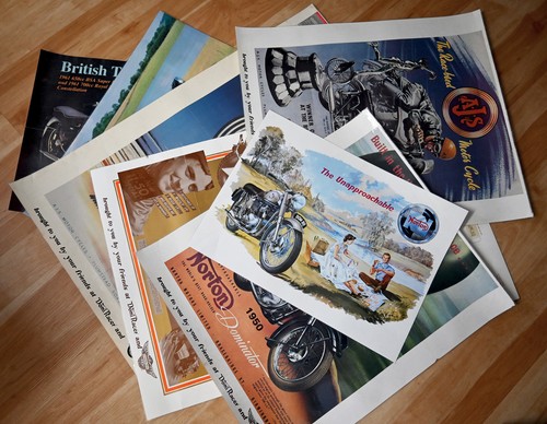 Vintage original motorcycle - original,