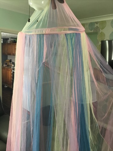 Bed canopy for girls rainbow - for,