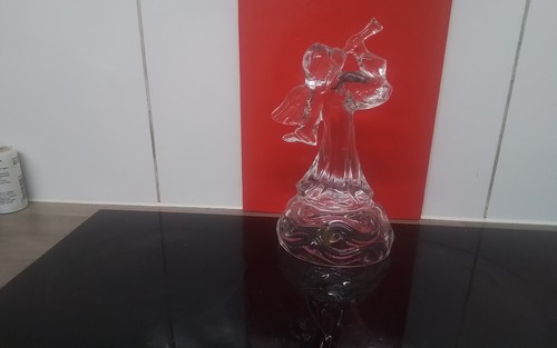 Rcr crystal glass figurine - glass,